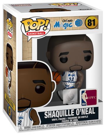 Figurine Funko Pop NBA #80 Shaquille O'Neal (Magic home)