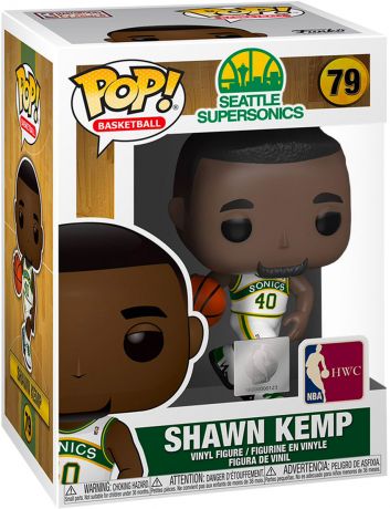 Figurine Funko Pop NBA #79 Shawn Kemp (Sonics home)