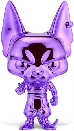 Figurine Funko Pop Dragon Ball Super #514 Beerus - Chromé Violet