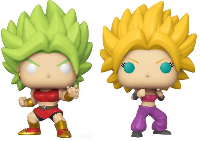 Figurine Funko Pop Dragon Ball Super Super Saiyan Kale & Super Saiyan Caulifla - 2 Pack