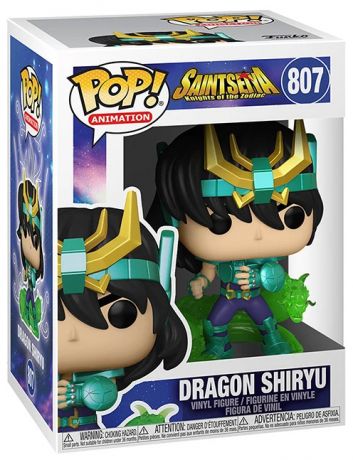 Figurine Funko Pop Les Chevaliers du Zodiaque #807 Dragon Shiryu