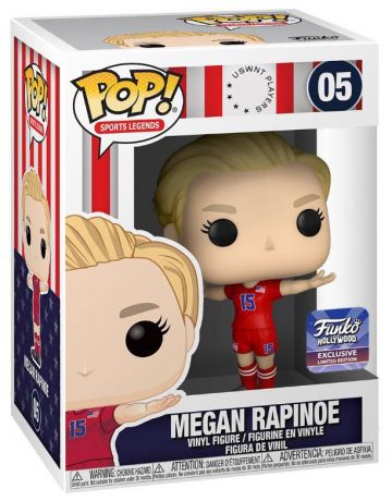 Figurine Funko Pop Légendes Sportives  #05 Megan Rapinoe (Away Jersey)