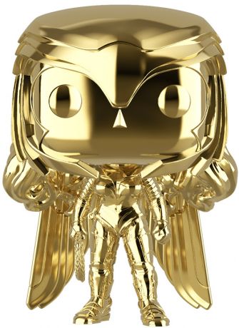 Figurine Funko Pop Wonder Woman 1984 - WW84 #323 Wonder Woman Armure en Or - Chromé Or