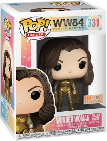 Figurine Funko Pop Wonder Woman 1984 - WW84 #331 Wonder Woman Amure en Or - Métallique