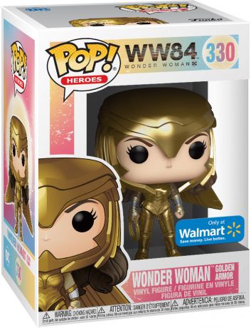 Figurine Funko Pop Wonder Woman 1984 - WW84 #330 Wonder Woman Armure en Or - Métallique