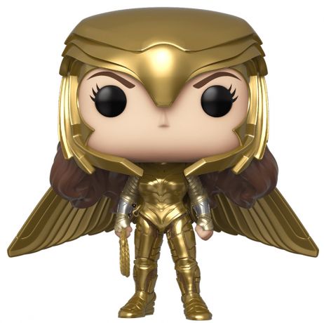 Figurine Funko Pop Wonder Woman 1984 - WW84 #330 Wonder Woman Armure en Or - Métallique