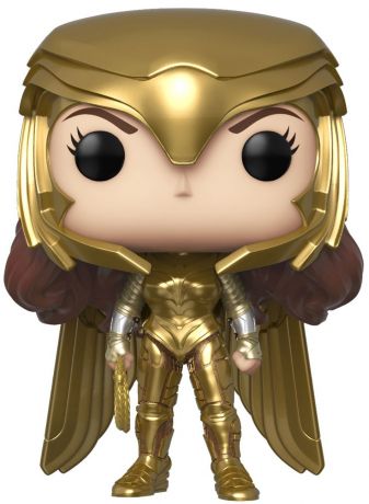 Figurine Funko Pop Wonder Woman 1984 - WW84 #323 Wonder Woman Armure en Or - Métallique