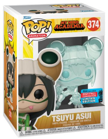 Figurine Funko Pop My Hero Academia #374 Tsuyu - Translucide