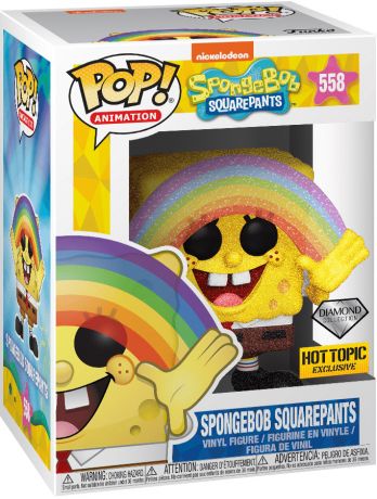 Figurine Funko Pop Bob l'Eponge #558 Bob l’Éponge - Pailleté