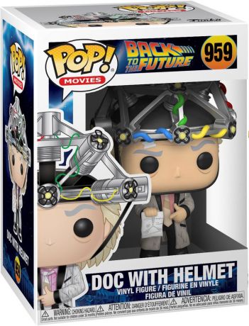 Figurine Funko Pop Retour vers le Futur #959 Doc avec Casque