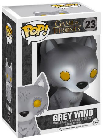 Game of Thrones vent gris loup Funko POP Figure glace Wolf jouet Collection