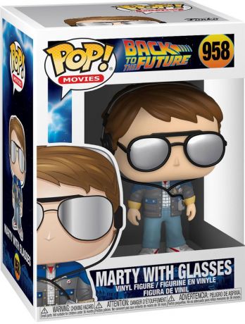 Figurine Funko Pop Retour vers le Futur #958 Marty avec Lunettes