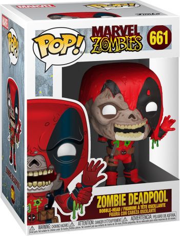Figurine Funko Pop Marvel Zombies #661 Deadpool en Zombie