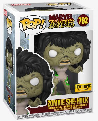 Figurine Funko Pop Marvel Zombies #792 She-Hulk en Zombie