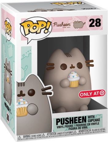 Figurine Funko Pop Pusheen #28 Pusheen avec Cupcake