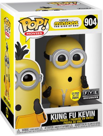 Figurine Funko Pop Les Minions 2 : Il était une fois Gru #904 Kung Fu Kevin - Brillant dans le noir