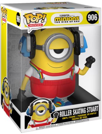 Figurine Funko Pop Les Minions 2 : Il était une fois Gru #906 Roller Skating Stuart - 25 cm