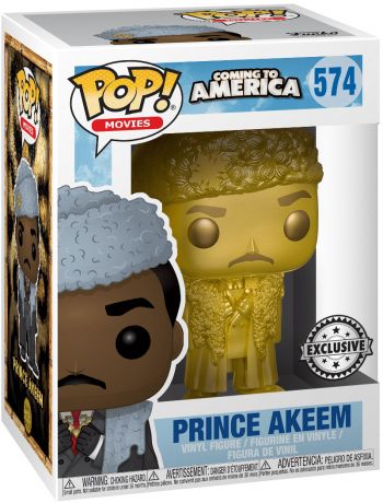 Figurine Funko Pop Un prince à New York #574 Prince Akeem - Or