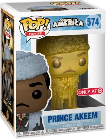 Figurine Funko Pop Un prince à New York #574 Prince Akeem - Or