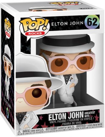Figurine Funko Pop Elton John #62 Elton John Meilleur Album