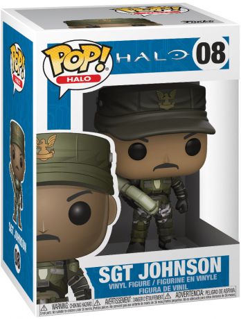 Figurine Funko Pop Halo #08 Sgt. Johnson