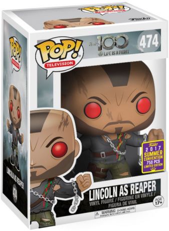 Figurine Funko Pop Les 100 #474 Lincoln en Faucheur