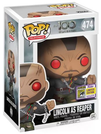 Figurine Funko Pop Les 100 #474 Lincoln en Faucheur