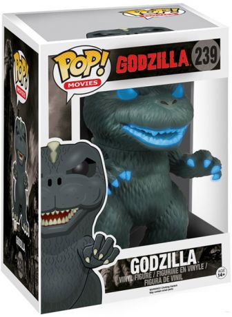 Figurine Funko Pop Godzilla  #239 Godzilla - Brillant dans le noir & 15 cm