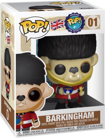 Figurine Funko Pop Autour du Monde #01 Barkingham (Royaume Uni) 