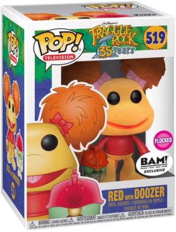Figurine Funko Pop Fraggle Rock #519 Red avec Doozer - Floqué