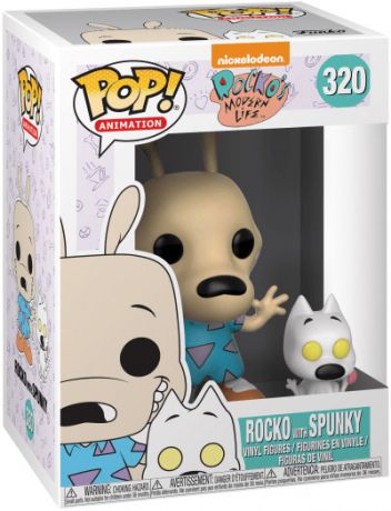 Figurine Funko Pop Rocko's Modern Life #320 Rocko avec Spunky