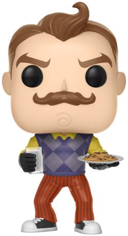 Figurine Funko Pop Hello Neighbor #263 Le Voisin avec Lait et Cookies