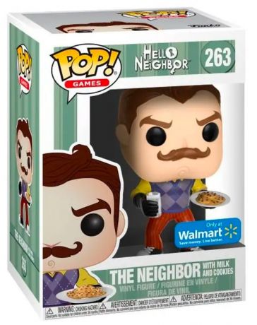 Figurine Funko Pop Hello Neighbor #263 Le Voisin avec Lait et Cookies