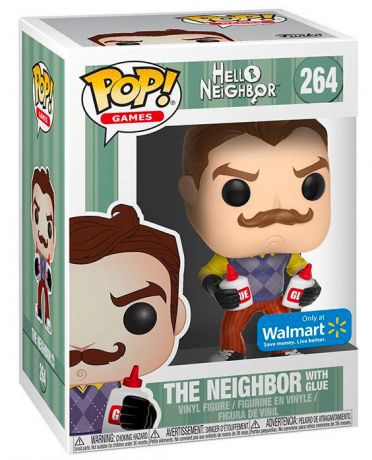 Figurine Funko Pop Hello Neighbor #264 Le Voisin avec Colle