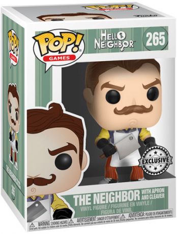 Figurine Funko Pop Hello Neighbor #265 Le Voisin avec Tablier et Couperet