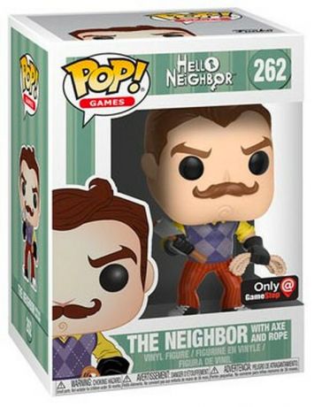 Figurine Funko Pop Hello Neighbor #262 Le Voisin avec Hache et Corde