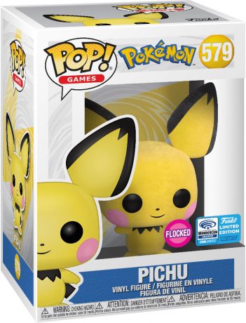 Figurine Funko Pop Pokémon #579 Pichu - Flocked