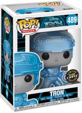 Figurine Funko Pop Tron : l'héritage [Disney] #489 Tron - Métallique [Chase]