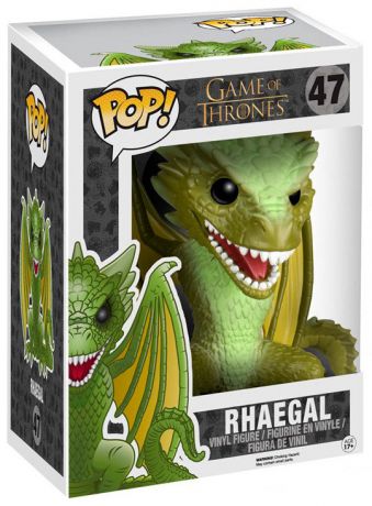 Figurine Funko Pop Game of Thrones #47 Rhaegal - 15 cm