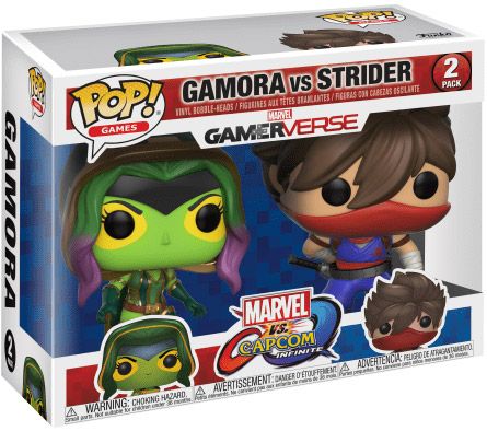Figurine Funko Pop Marvel Gamerverse Gamora vs Strider - 2 pack