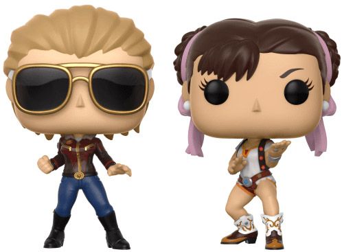 Figurine Funko Pop Marvel Gamerverse Captain Marvel vs Chun-Li - 2 pack