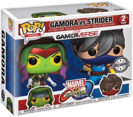 Figurine Funko Pop Marvel Gamerverse Gamora vs Strider - 2 pack