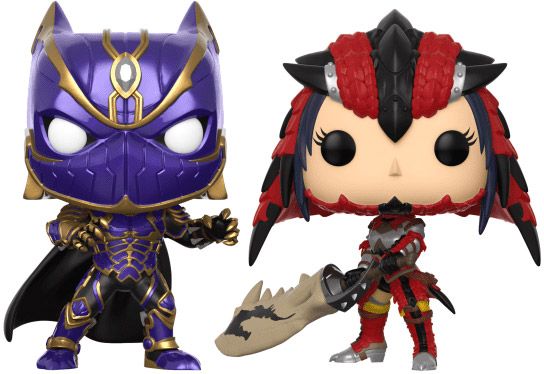 Figurine Funko Pop Marvel Gamerverse Black Panther vs Monster Hunter - 2 pack