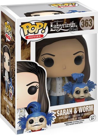 Figurine Funko Pop Labyrinthe  #363 Sarah & Worm