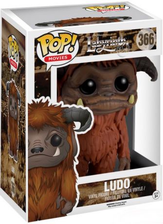 Figurine Funko Pop Labyrinthe  #366 Ludo - 15 cm