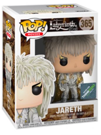 Figurine Funko Pop Labyrinthe  #365 Jareth - Pailleté