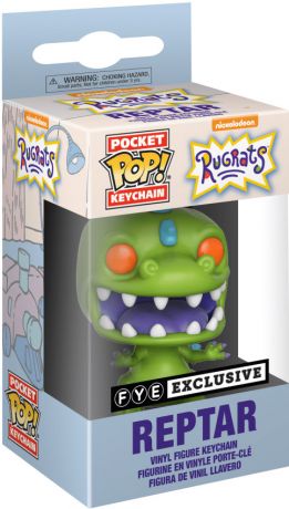 Figurine Funko Pop Les Razmoket Reptar - Porte-clés