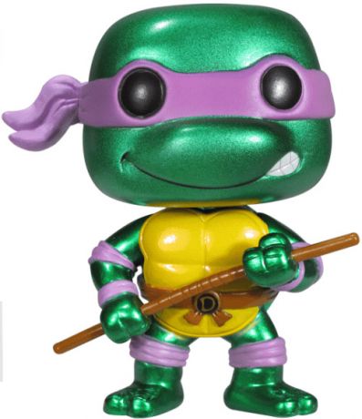 Figurine Funko Pop Tortues Ninja #60 Donatello - Métallique