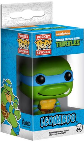 Figurine Funko Pop Tortues Ninja Leonardo - Porte-clés