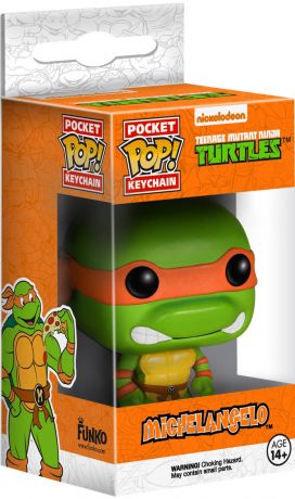 Figurine Funko Pop Tortues Ninja Michelangelo - Porte-clés